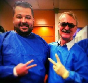 Dr.Teslenko with prof. E.Knosp (Vienna; Austria)