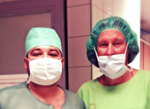 Dr. D.Teslenko with prof. L.Bognar (Debrecen; Hungry)