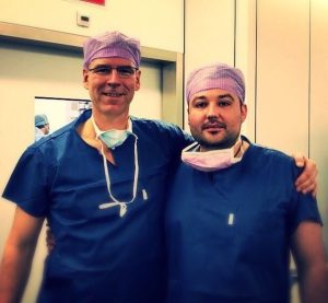 Dr. D.Teslenko with prof. Nikolai J.Hopf (Stuttgart; Germany)