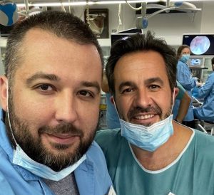 Dr. D.Teslenko with prof. J.Enseñat (Barselona, Spain)