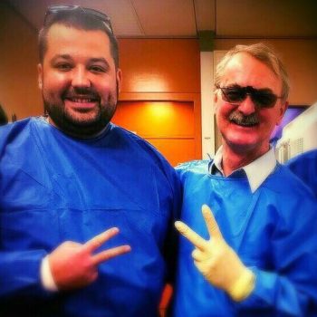 dr. D.Teslenko with prof. Robert Reisch (Zurich; Switzerland)