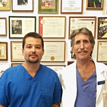 dr. D.Teslenko with prof. P.Cappabianca (Naples; Italy)