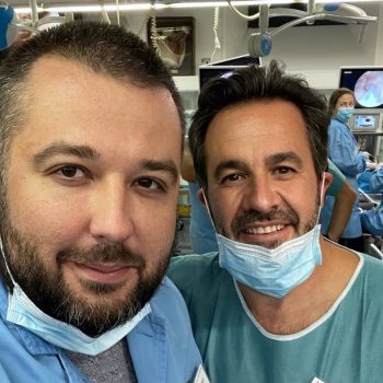 dr. D.Teslenko with prof. J.Enseñat (Barselona, Spain)