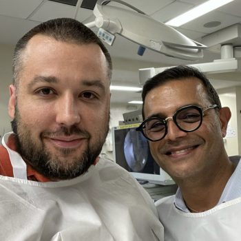 dr. D.Teslenko with prof. Amin Kassam