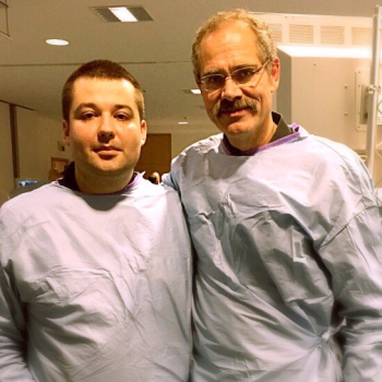dr. D.Teslenko with prof. Henry W.S.Schroeder (Greifswald; Germany)