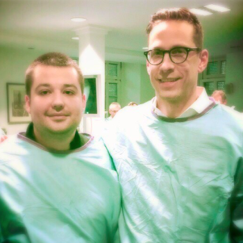 dr. D.Teslenko with prof. Paul A.Gardner (Pittsburg; USA)